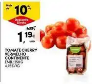 Continente Bom dia Continente - tomate cherry vermelho promoção