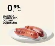Continente Bom dia Continente - salsicha churrasco cozinha promoção