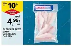 Continente Bom dia Filetes de peixe gato promoção