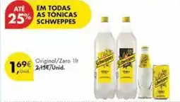 Pingo Doce Schweppes - em todas as tonicas promoção