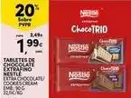 Continente Bom dia Nestle - tabletes de chocolate extrafino promoção