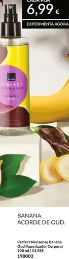 Avon Perfect Nonsense Banana Oud Vaporizador Corporal promoção
