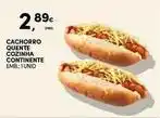 Continente Bom dia Continente - cachorro quente cozinha promoção