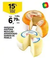 Continente Bom dia Penela - queijo de mistura regular/ apimentado serras de promoção