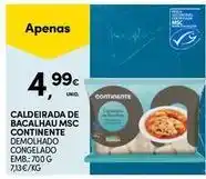 Continente Bom dia Continente - caldeirada de bacalhau msc promoção