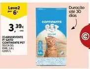 Continente Bom dia Continente bio - absorvente p/ gato promoção