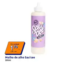Action Molho de alho Sau'cee promoção