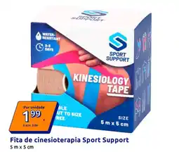 Action Fita de cinesioterapia sport support promoção
