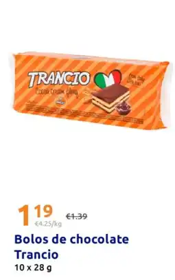 Action Bolos de chocolate Trancio promoção