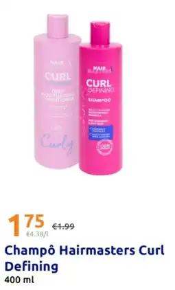 Action Champô Hairmasters Curl Defining promoção