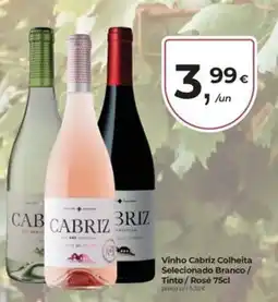 Aqui é fresco Vinho Cabriz Colheita promoção