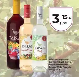Aqui é fresco Faisão Fruity / Red Berries / Black Berries / Tropical Passion Fusion promoção