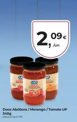 Aqui é fresco Doce Abóbora / Morango / Tomate UP promoção