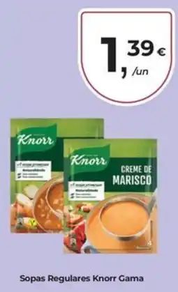 Aqui é fresco Sopas Regulares Knorr Gama promoção