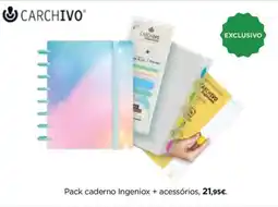 El Corte Inglés Pack Caderno Ingeniox + Acessórios promoção