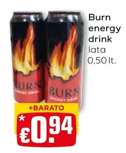 Bolama Burn energy drink promoção