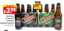 Bolama cerveja s/álcool Cheers original/preta promoção