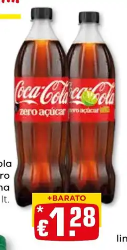 Bolama Coca-Cola zero açúcar promoção