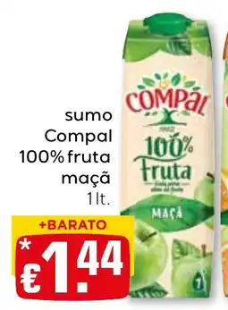 Bolama sumo compal 100% fruta maçã promoção