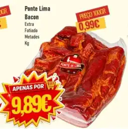Belita Ponte lima bacon extra fatiado metades promoção