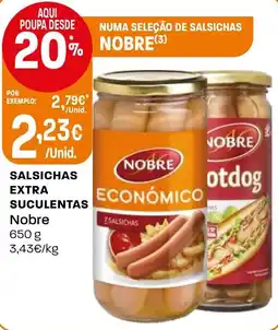 Intermarché Salsichas extra suculentas nobre promoção