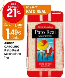 Intermarché arroz carolino pato real malandrinho promoção