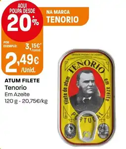 Intermarché Atum filete tenorio em azeite promoção
