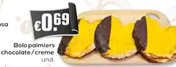 Bolama Bolo palmiers chocolate/creme promoção