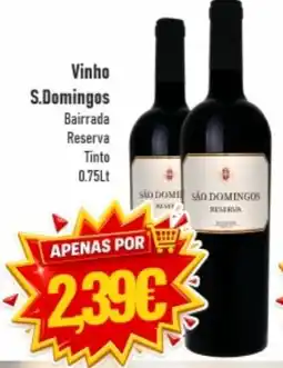 Belita Vinho S.Domingos Bairrada Reserva Tinto promoção