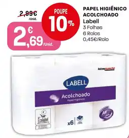 Intermarché Papel higiênico acolchoado labell promoção