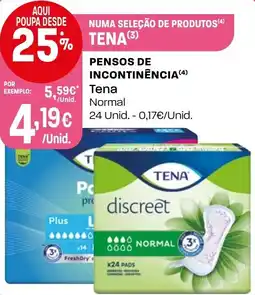Intermarché Pensos de incontinência Tena Normal promoção