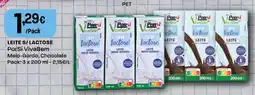 Intermarché Leite s/ lactose porSi VivaBem promoção