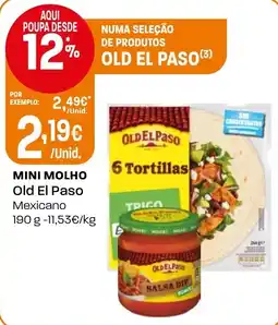 Intermarché Mini molho old el paso mexicano promoção