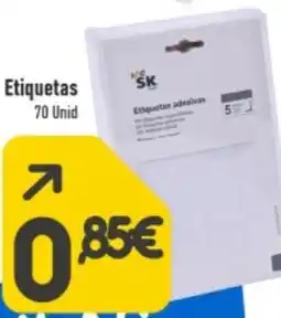 Belita Etiquetas adesivas promoção