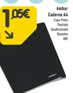 Belita Ambar caderno a4 promoção