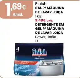 Intermarché Finish sal p/ máquina de lavar loiça promoção