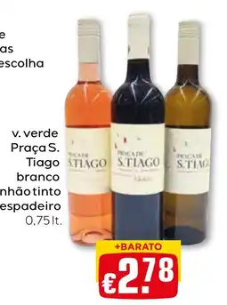 Bolama v. verde praça s. tiago branco vinho tinto espadeiro promoção