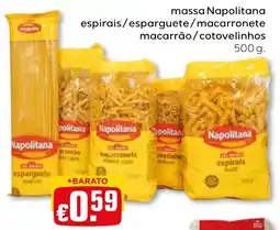 Bolama massa Napolitana espirais/esparguete/macarronete macarrão/cotovelinhos promoção
