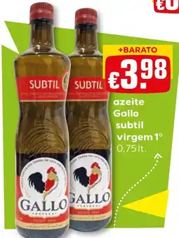 Bolama azeite gallo subtil promoção