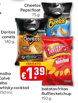 Bolama Ruffles batatas fritas ketchup promoção
