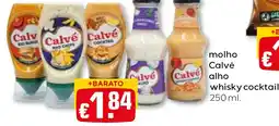Bolama molho Calvé alho whisky cocktail promoção