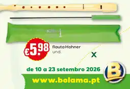 Bolama flauta hohner promoção