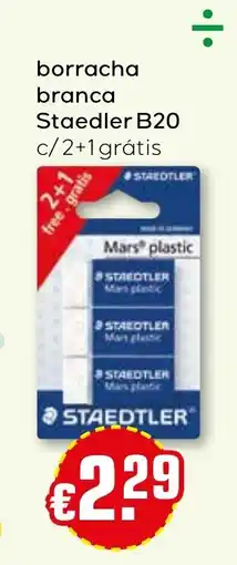 Bolama borracha branca staedler b20 promoção