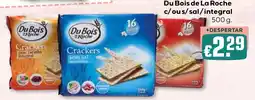 Bolama Du Bois de La Roche Crackers sem sal promoção