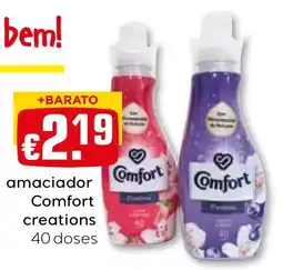 Bolama amaciador comfort creations promoção