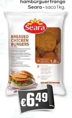 Bolama hambúrguer frango seara promoção
