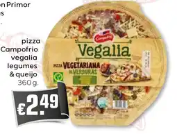 Bolama Campofrio vegalia pizza vegetariana de verduras promoção