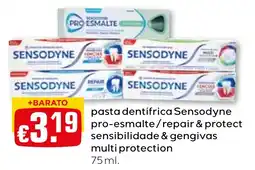 Bolama pasta dentífrica sensodyne pro-esmalte/repair & protect sensibilidade & gengivas multi protection promoção