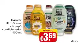Bolama garnier ultra suave champô condicionador promoção