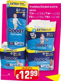 Bolama fraldas dodot extra seco promoção